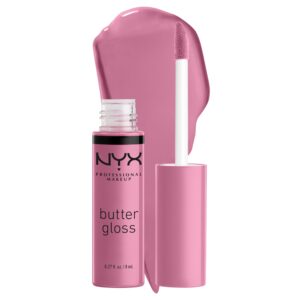 NYX PROFESSIONAL MAKEUP Butter Gloss, Non-Sticky Lip Gloss – Eclair (Pink)