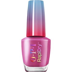OPI RapiDry ASAPink | Opaque Bright Pink Crème Quick Dry Nail Polish | Vegan, Smudge Proof, Fast Drying