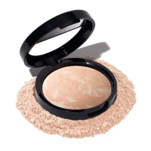 LAURA GELLER NEW YORK Baked Balance-N-Glow Illuminating Foundation – Porcelain – Buildable Sheer to Light Coverage – Satin Finish