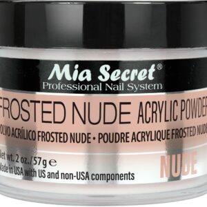 Mia Secret Frosted Nude Acrylic Powder MADE IN USA multiple sizes (2 oz.)