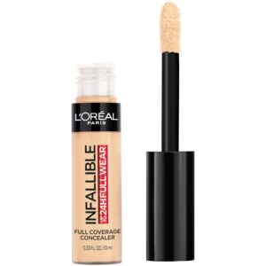 L’Oreal Paris Makeup Infallible Full Wear Waterproof Matte Concealer, Full Coverage, Vanilla, 0.33 fl. oz.