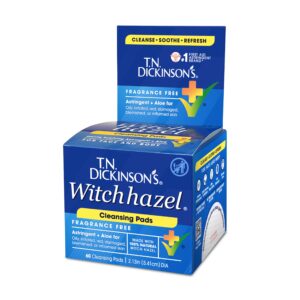 T.N. Dickinson’s Witch Hazel Cleansing Pads, 60 Count