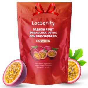 Locsanity Dreadlock Hair Scalp Detox – Deep Clean Dreadlock Powder, Cleansing Conditioner – Natural Hair Cleanser for Build Up – ACV Alternative, Loc Care and Maintenance Products