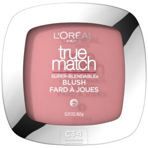 L’Oreal Paris True Match Super-Blendable Powder Blush, Tender Rose, 0.21 Oz (Packaging May Vary)
