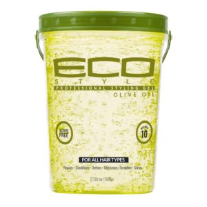 Eco Style Gel Olive Oil Styling Gel – Adds Shine and Tames Split Ends – Delivers Moisture to the Scalp – Nourishes And Repairs – Provides Weightless and Superior Hold – Ideal for all Hair – 80 oz