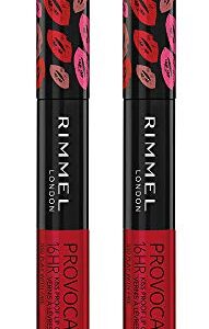 Rimmel Provocalips Lip Colour, Play with Fire, 0.14 Fluid Ounce (Pack of 2)