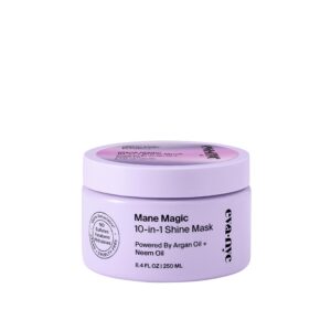 Eva NYC Mane Magic 10-in-1 Shine Mask, Hair Mask Infused with Argan Oil and Neem Oil, 8.4 fl oz