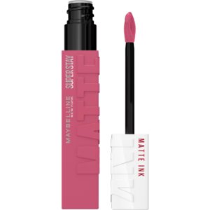 Maybelline Super Stay Matte Ink Liquid Lipstick Makeup, Long Lasting High Impact Color, Up to 16H Wear, Lover, Mauve Neutral, 1 Count, Packaging May Vary