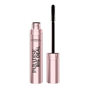 L’Oreal Paris Paradise Big Deal Mascara, Volumizing and Lengthening Formula, Buildable, Clump Resistant, Washable Black Mascara, 0.33 Fl Oz