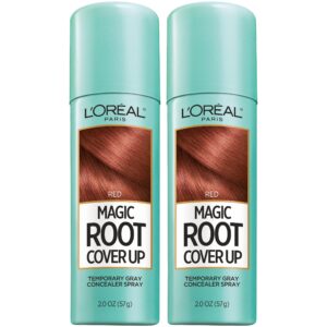 L’Oreal Paris Hair Color Root Cover Up Hair Dye Red 2 Ounce (Pack of 2) (Packaging May Vary)
