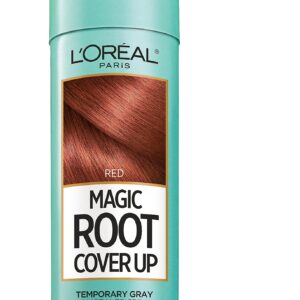L’Oreal Paris Magic Root Cover Up Gray Concealer Spray Red 2 oz.(Packaging May Vary)