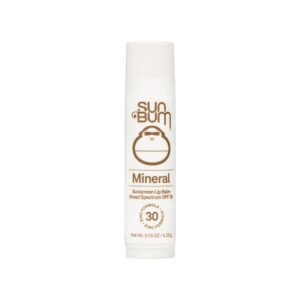 Sun Bum SPF 30 Mineral Sunscreen Lip Balm – Hawaii Act 104 Compliant (Octinoxate & Oxybenzone) – Zinc-Based Broad Spectrum UVA/UVB Lip Protection – 0.15 oz Stick