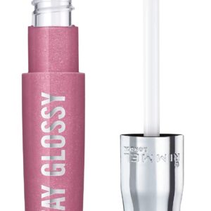 Rimmel Stay Glossy Lip Gloss – Non-Sticky and Lightweight Formula for Lip Color and Shine – 030 Cake for Breakfast, .18oz