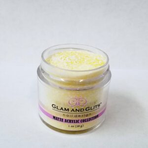 Glam and Glits – MATTE Nail Acrylic Color Powder For Manicure or Pedicure – (MAT614 – Honey Meringue)
