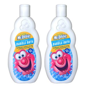 Mr. Bubble Extra Gentle Bubble Bath – Hypoallergenic, Tear Free Bubble Bath Solution Perfect for Sensitive Skin (Pack of 2 Bottles, 16 fl oz Each)