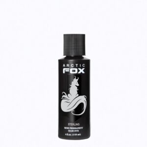 ARCTIC FOX Vegan and Cruelty-Free Semi-Permanent Hair Color Dye (4 Fl Oz, STERLING)