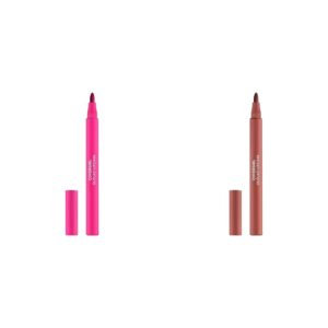COVERGIRL Outlast Lipstain Bundle – 15 & 65 Colors, Vegan Formula