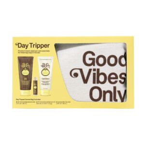 Sun Bum Premium Day Tripper – Travel-Sized Sun Care Pack with Sunscreen Lotion, Sunscreen Lip Balm and Hydrating Cool Down Lotion – Broad Spectrum UVA/UVB Protection