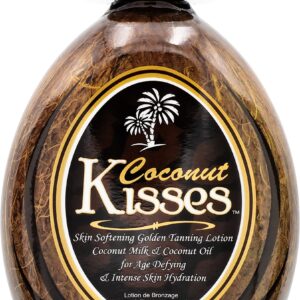 Ed Hardy Coconut Kisses Golden Tanning Lotion Cruelty Free, Gluten Free, Mineral Oil Free, DHA Free for All skin type,13.5 oz