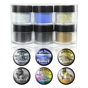 Mia Secret PLANETS NAIL ART POWDER 6PC Remix