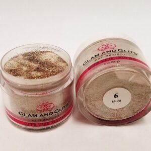 *GLITTER ACRYLIC COLORS POWDER* – 2oz/57g Jar – (MULTI #06)