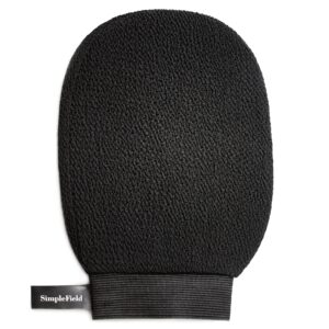 SimpleField Korean Exfoliating Mitt for Remove Dead Skin. 100% Viscose Deep Kessa Exfoliating Glove for Body Scrub, Keratosis Pilaris and Self Tanning. Easily Smooth Skin Surface. (1 Piece)