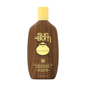 Sun Bum Original SPF 30 Sunscreen Body Lotion – Broad Spectrum Moisturizing Sunscreen with Vitamin E – Hawaii 104 Act Compliant (Made without Octinoxate & Oxybenzone) – 8 oz