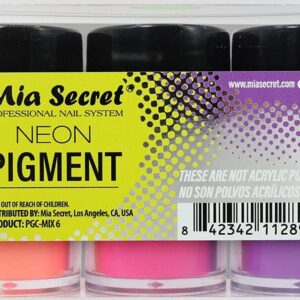 Mia Secret PIGMENT MIXES – 6 COLORS SET (MIX-6 (NEON))