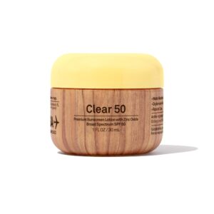 Sun Bum SPF 50 Face Cream Sunscreen with Zinc Oxide – Broad Spectrum Moisturizing Facial Sunscreen with Vitamin E – Hawaii 104 Act Compliant (Without Octinoxate & Oxybenzone) – Travel Friendly – 1 oz