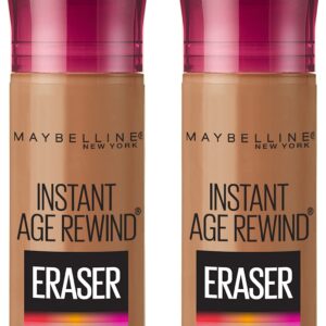Maybelline Instant Age Rewind Eraser Dark Circles Treatment Multi-Use Concealer, Warm Olive, 0.2 Fl Oz (Pack of 2) (Packaging May Vary)