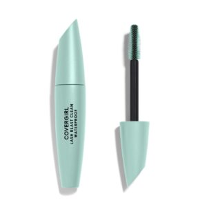 CoverGirl Lash Blast Clean Volume Waterproof Mascara, Vegan Formula, Volumizing, Smudge-Proof, Cruelty Free, Very Black, 1 Count