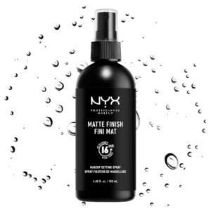 NYX PROFESSIONAL MAKEUP Makeup Setting Spray – Matte Finish, Long-Lasting Face Mist for up to 16HR Wear, Vegan Formula, JUMBO Size