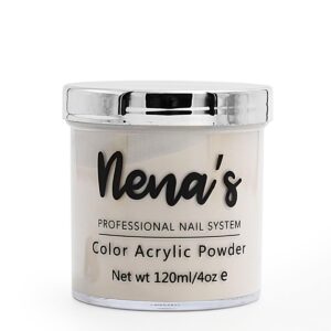 Nena’s Superior Sculpting Powder Professional Acrylic Nail System wide color palette 4.0 oz (025)