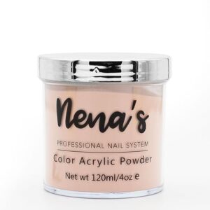 Nena’s Superior Sculpting Powder Professional Acrylic Nail System wide color palette 4.0 oz (Cover Nude)