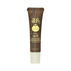 Sun Bum SPF 30 Lip Balm Sunscreen – Broad Spectrum Moisturizing Sunscreen with Aloe & Vitamin E – Hawaii 104 Act Compliant (Made Without Octinoxate & Oxybenzone) – 0.5 oz