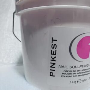 True Beauty Professional Acrylic Nail Sculpting Powder> Pinkest> 5 lb Bucket (comparable to entity powder)