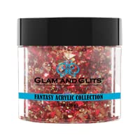 Glam Glits Acrylic Powder 1 oz-RED MIST-FA510
