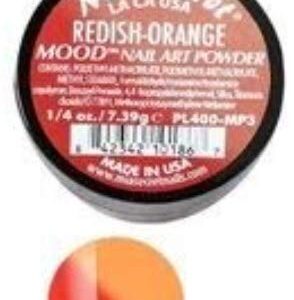 Mia Secret Nail Art Powder Mood Color-Changing Collection – .25 oz (Redish-Orange)