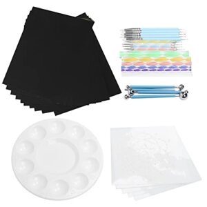 Shanrya Mandala Dotting Tools, Light in Weight Flexible Dotting Tools Durable for Rock Paintings for Mandala Paintings for Nail Art