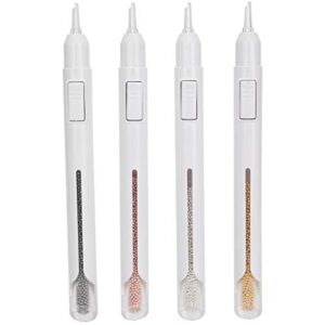 4pcs Manicure Dotting Pen Nail Art Dotting Pen No Corrosion for Manicure Tools for DIY Manicure for Home Use for Artwork(1.2mm)