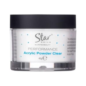 Star Nails Performance Acrylic Powder Clear 40g – ST21652 by Star Nails