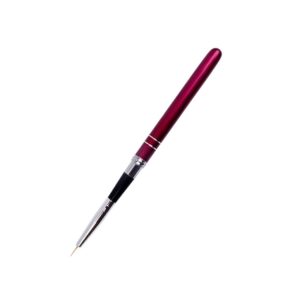 NOLITOY Elegant 0.8cm Long Nail Art Liner Brush Pen Precision Dotting Painting Tool Striping Striper for Gel Nails Mental Handle for Detailed Elongated Lines