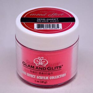Glam Glits MOOD EFFECT ACRYLIC POWDER 1 oz Semi Sweet ME1028