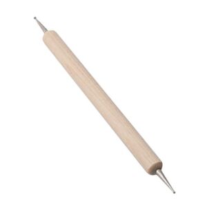 GloryMM 5 Pcs Wooden Nail Art Dotting Pen Double Head Nail Drill Point Pen Painting Tool Set