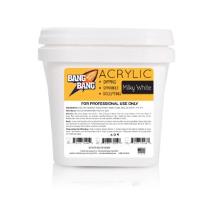 BangBang Acrylic Powder – Milky White – 10 lbs