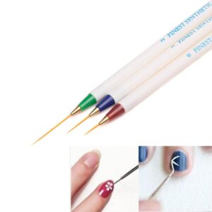 Manicure Print Tool DIY DZT1968® 3/6PCS Nail Art Design Set Dotting Painting Drawing Brush Pen Tools (3PC)