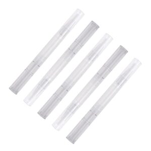 Minkissy 5pcs Liquid Tube Pen Cuticle Oil Pen Empty Liquid Containers Nail Pen Applicator Fountain Pen Nibs Eyelash Container Nail Oil Pen Brush Pen To Rotate Packaging Material