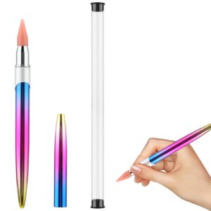 YUXIANLB Nail Rhinestone Picker Dotting Wax Pen, Pointed Gradient Rod Pick Up Applicator, Rhinestone Picker Tool for Pick up Nail Rhinestones Crystals Diamonds