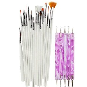 Acrylic Nail Art Painting Detailing Marbleizing Dotting Pen Set