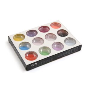 Qtqgoitem 1 Set 12 Colors Nail Art Polish Salon DIY Sculpture Carving Powder Tips Decoration (Model: ef5 ba0 cd1 c10 a90)